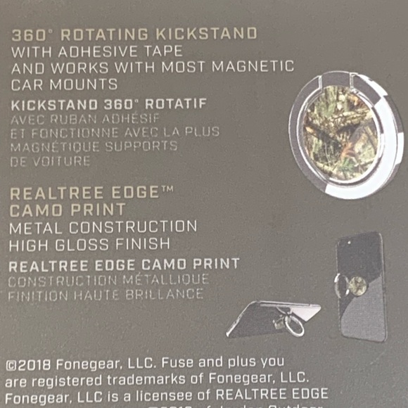 💡🆕 REALTREE EDGE Cellphone Kickstand Camo - Picture 4 of 5